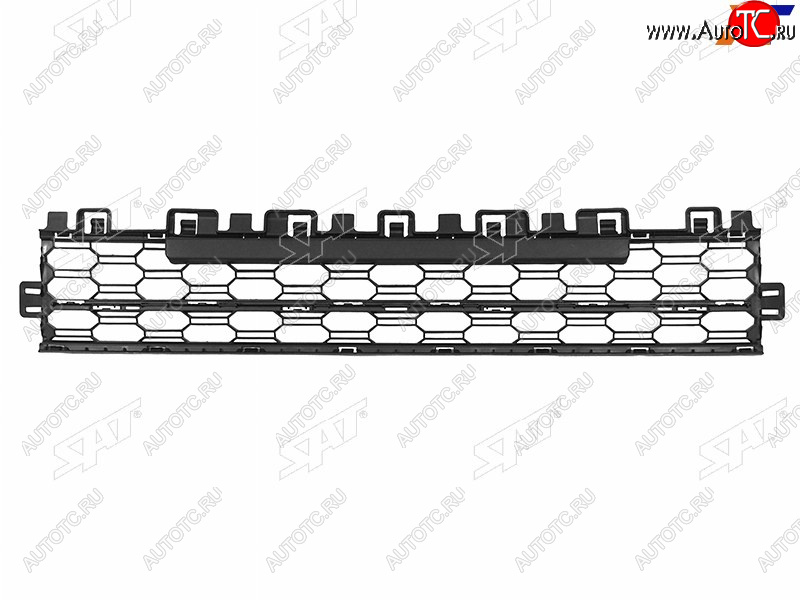 1 439 р. Нижняя решетка переднего бампера SAT  Skoda Octavia  A8 (2019-2022) универсал (под хром молдинг)  с доставкой в г. Владивосток