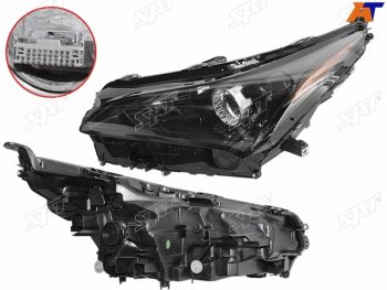 Фара левая (LED, с электрокорректором) SAT Lexus (Лексус) NX200 (НХ)  Z10 (2017-2021) Z10 рестайлинг