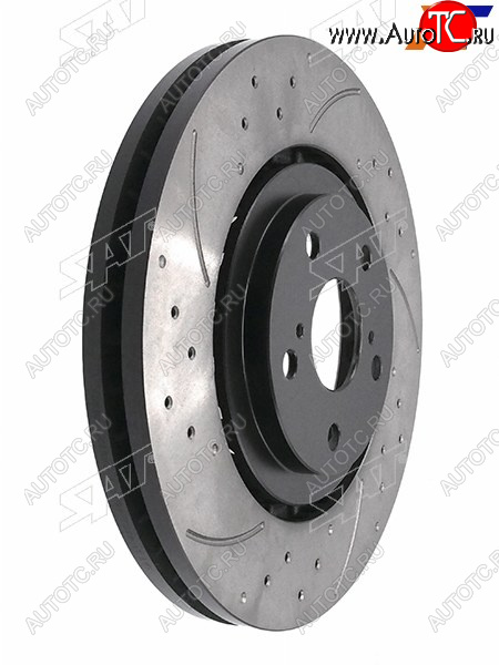 12 649 р. Комплект дисков тормозных передний перфорированные Ø 328mm SAT Lexus RX350 AL10 рестайлинг (2012-2015)  с доставкой в г. Владивосток