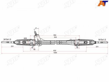 9 599 р. Рейка рулевая электрическая LHD SAT Toyota Auris E150 хэтчбэк 5 дв. рестайлинг (2010-2012)  с доставкой в г. Владивосток. Увеличить фотографию 1