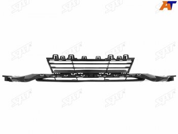 4 649 р. Нижняя решетка переднего бампера SAT  BMW 3 серия  F30 (2015-2018) седан рестайлинг  с доставкой в г. Владивосток. Увеличить фотографию 1