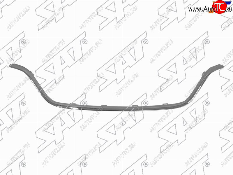 1 779 р. Молдинг решетки радиатора (нижний) SAT  Renault Sandero Stepway  (B8) (2018-2022) рестайлинг (хром)  с доставкой в г. Владивосток