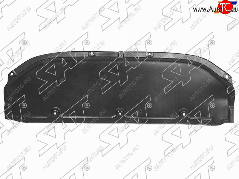 1 049 р. Защита переднего бампера (пыльник) SAT  Nissan Qashqai  1 (2010-2013) J10 рестайлинг  с доставкой в г. Владивосток