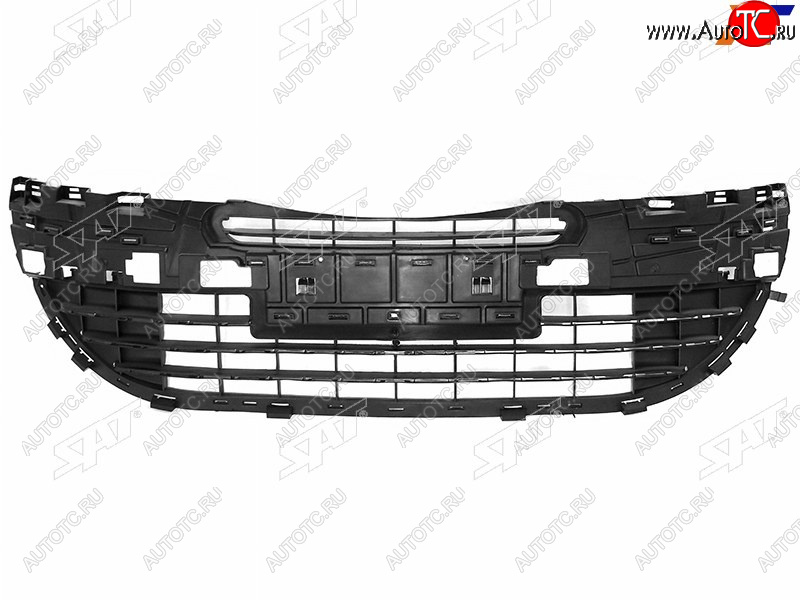 4 899 р. Нижняя решетка переднего бампера SAT  Peugeot 408 (2010-2017)  дорестайлинг  с доставкой в г. Владивосток