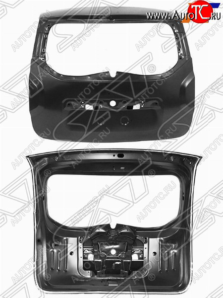 25 949 р. Дверь багажника SAT  Renault Duster  HS (2010-2021) дорестайлинг, рестайлинг  с доставкой в г. Владивосток