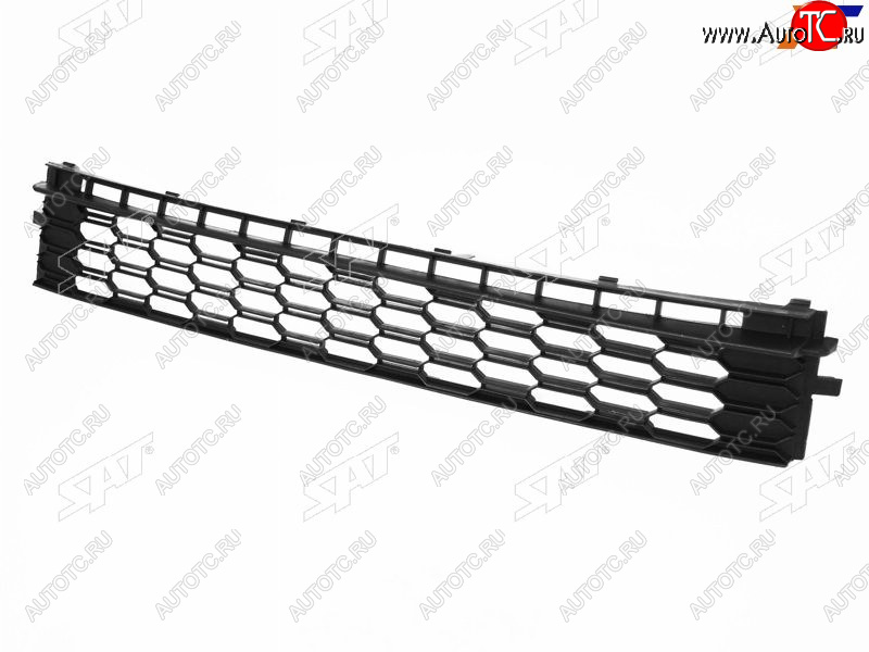 1 199 р. Нижняя решетка переднего бампера SAT  Skoda Rapid  NH3 (2017-2020) рестайлинг лифтбэк  с доставкой в г. Владивосток