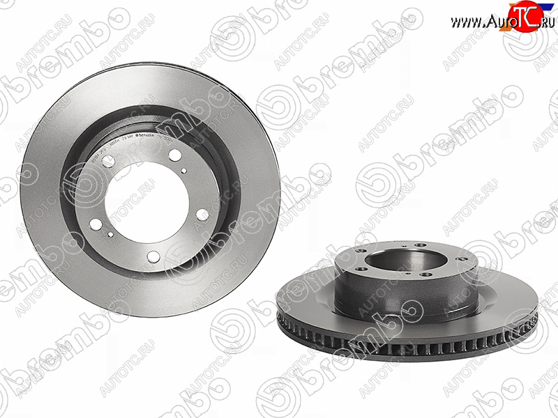 23 999 р. Диск тормозной передний Ø328 BREMBO Toyota Land Cruiser 200 дорестайлинг (2007-2012)  с доставкой в г. Владивосток