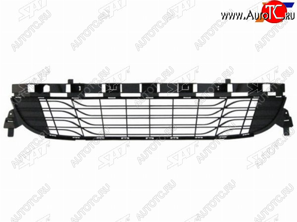 5 399 р. Нижняя решетка переднего бампера SAT  Renault Megane  седан (2008-2012)  дорестайлинг  с доставкой в г. Владивосток