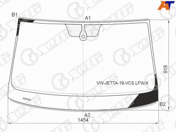 13 399 р. Стекло лобовое (Датчик дождя Молдинг) XYG  Volkswagen Jetta  A7 (2018-2022) седан дорестайлинг  с доставкой в г. Владивосток. Увеличить фотографию 2