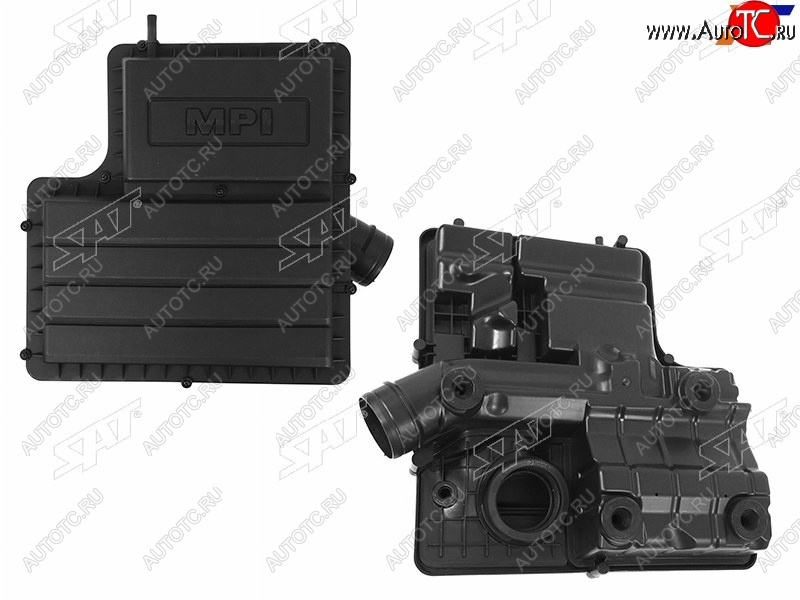 2 199 р. Корпус воздушного фильтра двигателя SAT  Skoda Octavia  A7 (2012-2017), Skoda Rapid ( NH3,  NH1) (2012-2017), Skoda Yeti (2013-2018), Volkswagen Jetta  A6 (2015-2018), Volkswagen Polo  5 (2009-2015)  с доставкой в г. Владивосток