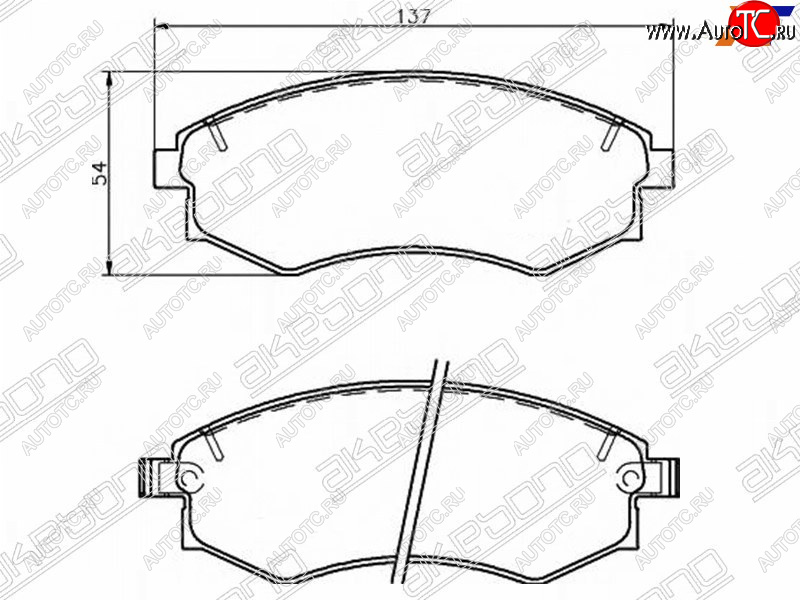 2 159 р. Колодки тормозные передние FR-FL SAT  Hyundai Elantra XD седан дорестайлинг (2000-2003)  с доставкой в г. Владивосток