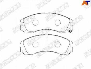 Колодки тормозные перед FR-FL SAT  Airtek, Outlander  CU