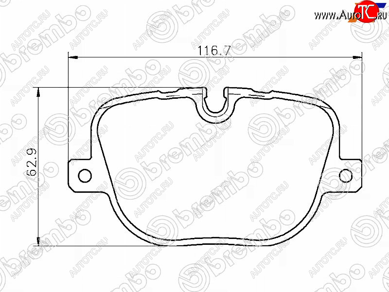 6 699 р. Колодки тормозные задние RH-LH SAT Land Rover Range Rover Sport 2 L494 дорестайлинг (2013-2017)  с доставкой в г. Владивосток