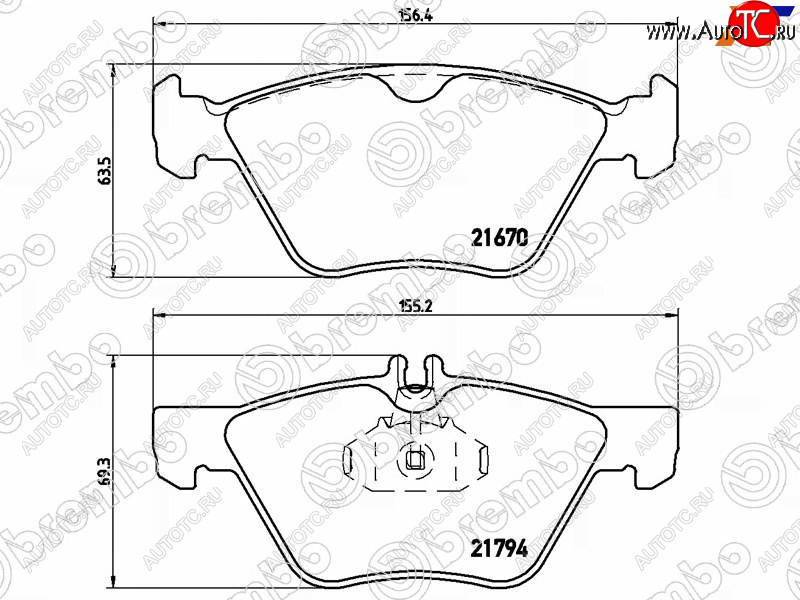 3 779 р. Колодки тормозные перед FR-FL SAT Mercedes-Benz E-Class W210 дорестайлинг седан (1996-1999)  с доставкой в г. Владивосток