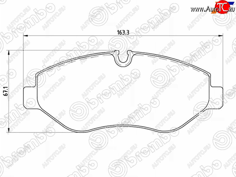 6 199 р. Колодки тормозные перед FR-FL SAT Mercedes-Benz Sprinter W906 (2006-2013)  с доставкой в г. Владивосток