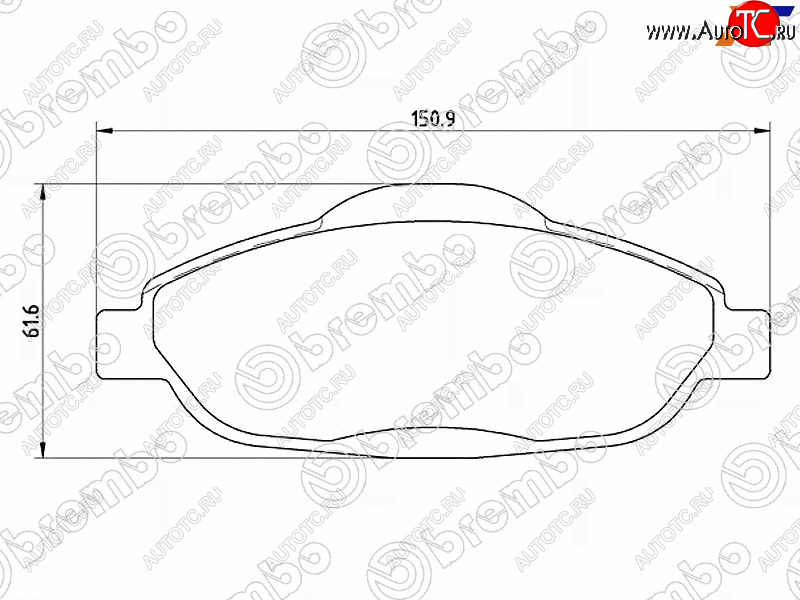 4 399 р. Колодки тормозные перед FL-FR SAT Peugeot 308 T7 универсал дорестайлинг (2007-2011)  с доставкой в г. Владивосток