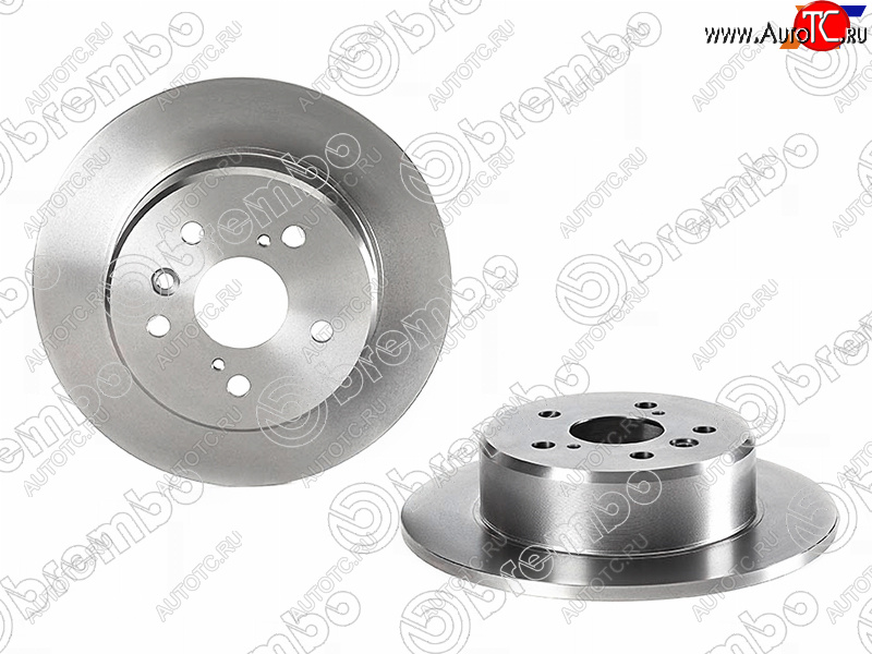 4 099 р.  Диск тормозной задний Ø290 BREMBO  Toyota Camry ( XV30,  XV40,  XV50) - Harrier  XU10  с доставкой в г. Владивосток