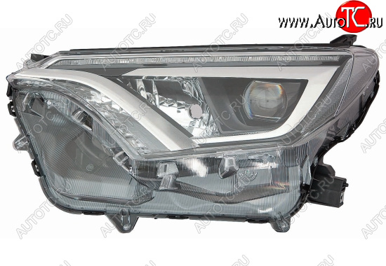 41 999 р. Левая фара (с электрокорректором, диодная) BodyParts  Toyota RAV4  XA40 (2015-2019) 5 дв. рестайлинг  с доставкой в г. Владивосток