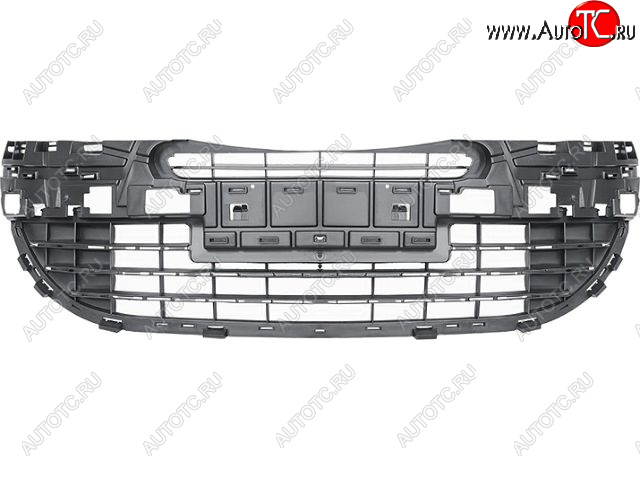 5 699 р. Центральная решетка переднего бампера (пр-во Китай) BODYPARTS Peugeot 408  дорестайлинг (2010-2017)  с доставкой в г. Владивосток
