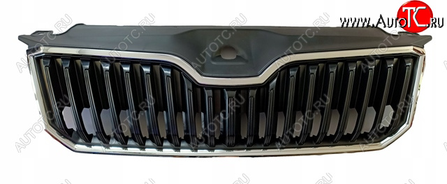 6 999 р. Решетка радиатора (пр-во Китай) BODYPARTS  Skoda Superb ( B8 (3V),  B8 (3V5)) (2015-2019) лифтбэк дорестайлинг, универсал дорестайлинг (молдинг хром)  с доставкой в г. Владивосток