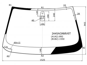 7 999 р. Стекло лобовое (Датчик дождя Круглый датчик дождя) FUYAO  BMW 5 серия ( E60,  E61) (2007-2010) седан рестайлинг, универсал рестайлинг  с доставкой в г. Владивосток. Увеличить фотографию 1