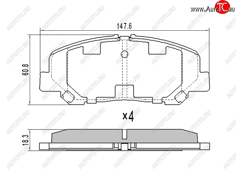 1 479 р. Колодки тормозные передние FR-FL SAT  Toyota Alphard  H20 (2008-2011) дорестайлинг  с доставкой в г. Владивосток