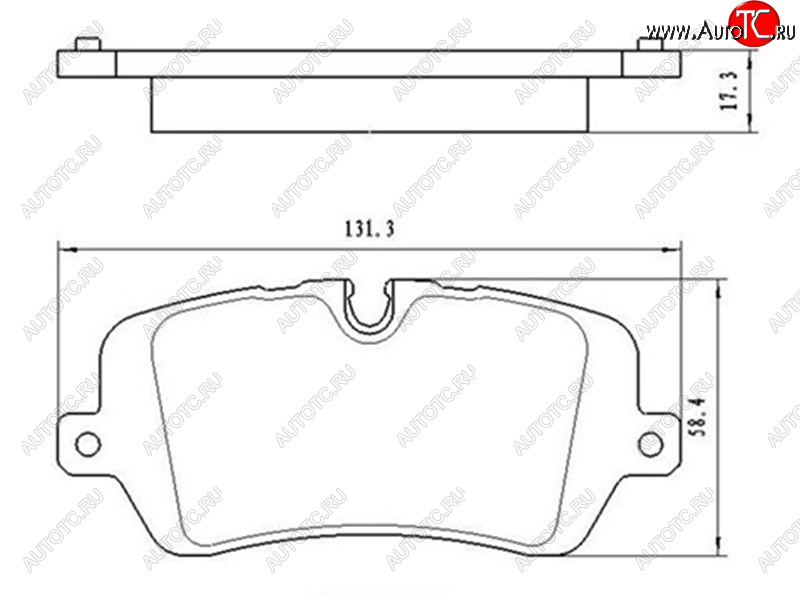 1 189 р. Копируемое: Колодки тормозные задние LH-RH SAT  Land Rover Discovery  5 L462 - Range Rover Sport  2 L494  с доставкой в г. Владивосток