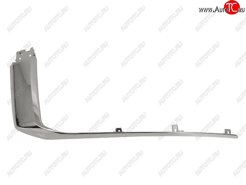 4 999 р. Правый молдинг переднего бампера (верхний) SAT Mitsubishi L200 5 KK,KL рестайлинг (2018-2022) (хром)  с доставкой в г. Владивосток