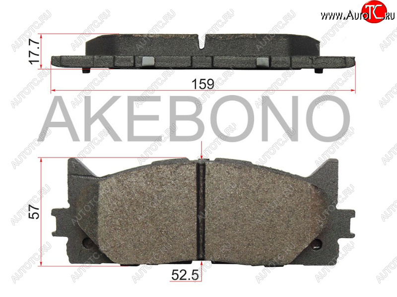 3 399 р. Колодки тормозные передние FL-FR SAT Toyota Camry XV50 дорестайлинг (2011-2014)  с доставкой в г. Владивосток