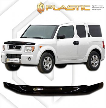 Дефлектор капота CA-Plastic Honda (Хонда) Element (Элемент)  1 (2003-2008) 1 YH дорестайлинг, YH 1-ый рестайлинг