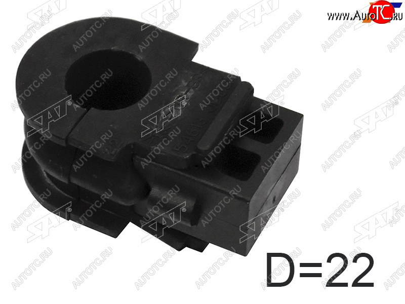 489 р. Втулка стабилизатора переднего D=22 FL-FR SAT Nissan X-trail 2 T31 дорестайлинг (2007-2011)  с доставкой в г. Владивосток