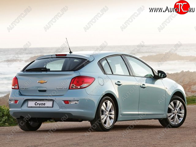 5 399 р. Задние ремонтные арки (комплект) AUTOFERRUM Chevrolet Cruze J305 хэтчбек дорестайлинг (2009-2012) (Холоднокатаная сталь 0,8 мм)  с доставкой в г. Владивосток