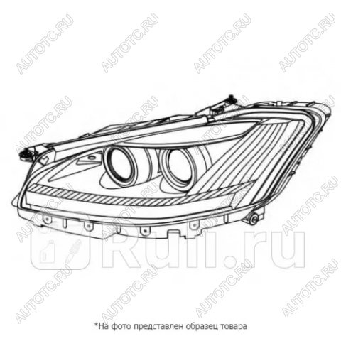 9 349 р. Правая фара (корректор, линзован) BodyParts  Skoda Octavia  A5 (2008-2013) лифтбэк рестайлинг  с доставкой в г. Владивосток