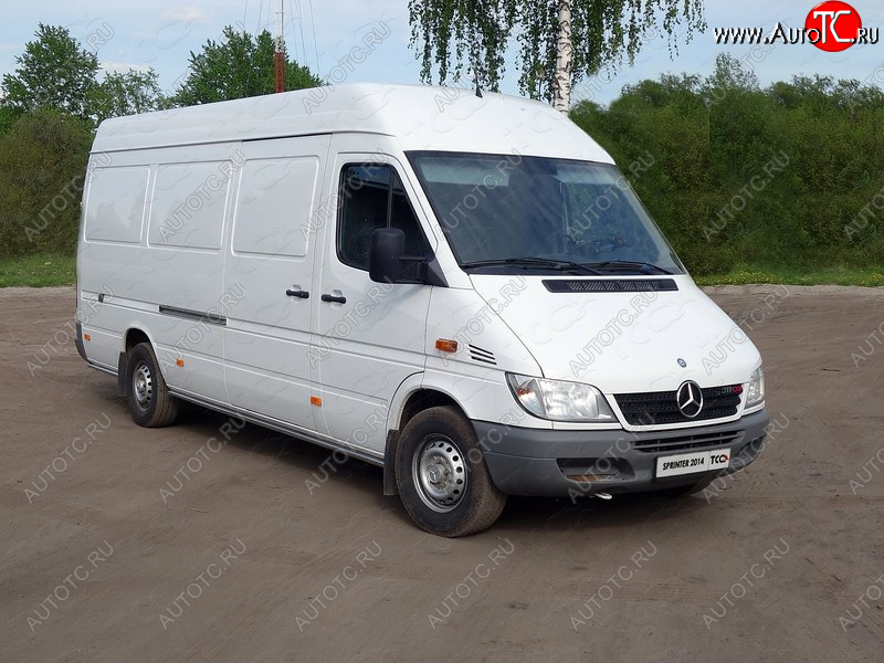 10 199 р. Защита порогов задняя 42,4 мм ТСС Тюнинг  Mercedes-Benz Sprinter  W905 (2000-2006) рестайлинг  с доставкой в г. Владивосток