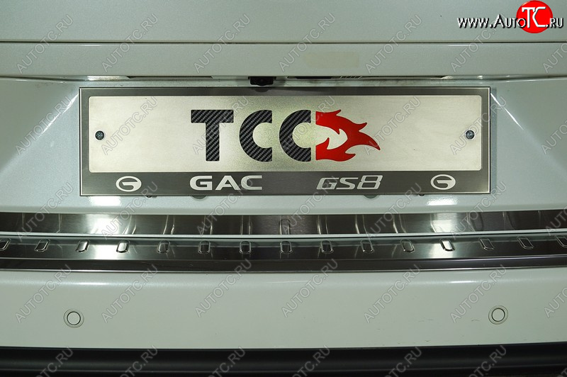 2 569 р. Рамка гос. номера ТСС Тюнинг GAC GS8 (2016-2023) (нержавейка)  с доставкой в г. Владивосток