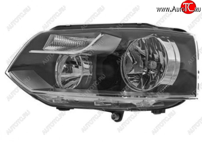 14 399 р. Левая фара (c электрокорректором) DEPO  Volkswagen Transporter  T5 (2009-2015) рестайлинг  с доставкой в г. Владивосток