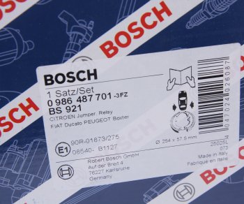 3 899 р. Колодки тормозные задние барабанные 4шт. BOSCH Fiat Ducato 250 (2006-2014)  с доставкой в г. Владивосток. Увеличить фотографию 4