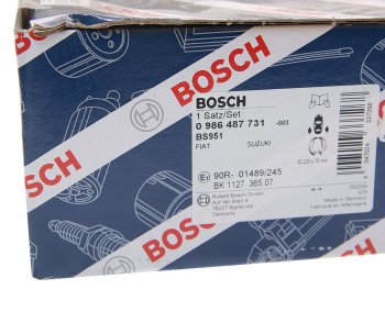 2 369 р. Колодки тормозные задние барабанные 4шт. BOSCH Suzuki SX4 JYB, JYA хэтчбэк дорестайлинг (2013-2016)  с доставкой в г. Владивосток. Увеличить фотографию 4