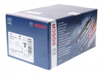 2 099 р. Колодки тормозные дисковые (4шт.) BOSCH Honda Accord CU седан дорестайлинг (2008-2011)  с доставкой в г. Владивосток. Увеличить фотографию 2