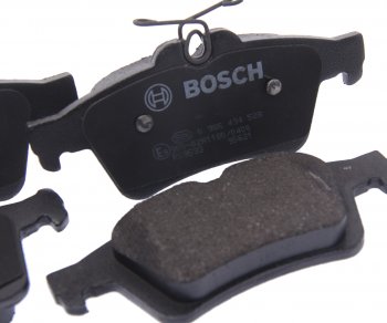 2 679 р. Колодки тормозные задние (4шт.) BOSCH Ford Focus 2 седан рестайлинг (2007-2011)  с доставкой в г. Владивосток. Увеличить фотографию 2