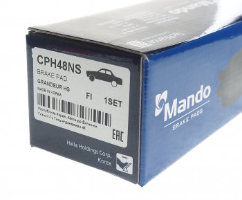 1 149 р. Колодки тормозные передние R16 ceramic (4шт.) MANDO KIA Ceed 2 JD дорестайлинг, хэтчбэк (2012-2015)  с доставкой в г. Владивосток. Увеличить фотографию 3