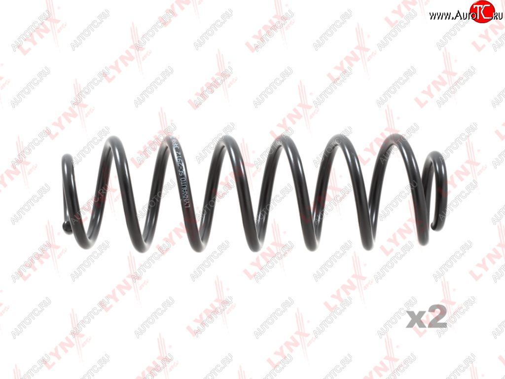 3 679 р. Пружина задней подвески LYNX  Skoda Fabia ( Mk2,  Mk3) (2010-2018), Skoda Octavia ( A5,  A7) (2008-2017), Skoda Yeti (2009-2018), Volkswagen Golf  7 (2012-2020), Volkswagen Jetta  A6 (2011-2018)  с доставкой в г. Владивосток