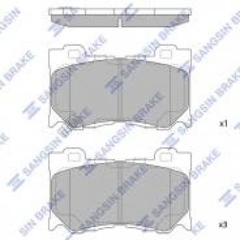 Колодки тормозные передние (4шт.) SANGSIN INFINITI FX50 S51 дорестайлинг (2008-2011)