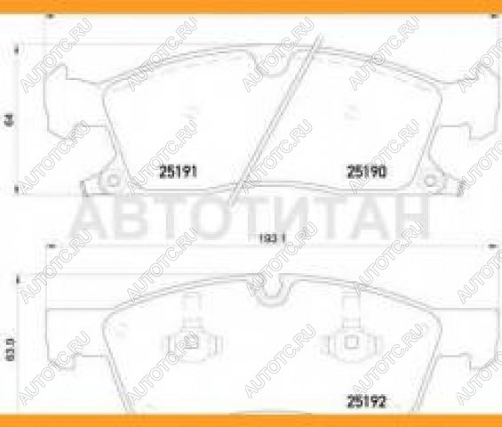 6 899 р. Колодки тормозные передние (4шт.) BREMBO Jeep Grand Cherokee WK2 дорестайлинг (2010-2013)  с доставкой в г. Владивосток