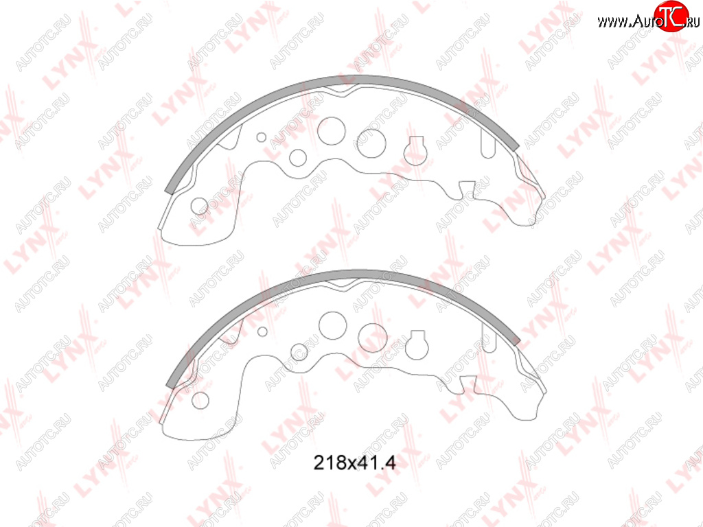 2 269 р. Колодки тормозные задние барабанные (4шт.) LYNX  Suzuki Grand Vitara ( FTB03 3 двери,  3TD62, TL52 5 дверей) (1997-2005)  с доставкой в г. Владивосток