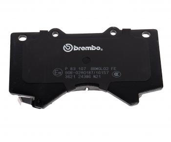 5 999 р. Колодки тормозные передние (4шт.) BREMBO  Toyota Land Cruiser  200 (2007-2021) дорестайлинг, 1-ый рестайлинг, 2-ой рестайлинг  с доставкой в г. Владивосток. Увеличить фотографию 5