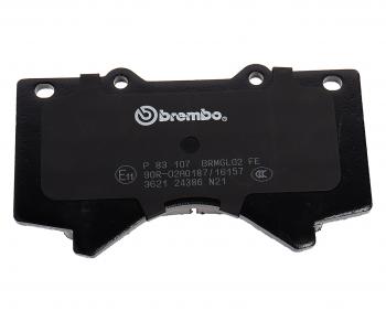 5 999 р. Колодки тормозные передние (4шт.) BREMBO  Toyota Land Cruiser  200 (2007-2021) дорестайлинг, 1-ый рестайлинг, 2-ой рестайлинг  с доставкой в г. Владивосток. Увеличить фотографию 3