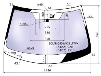 24 199 р. Стекло лобовое (Атермальное Датчик дождя) XYG  INFINITI Q50  V37 (2013-2021) дорестайлинг, рестайлинг  с доставкой в г. Владивосток. Увеличить фотографию 1