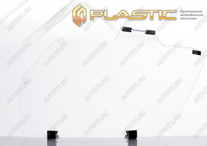 1 979 р. Защита фар CA-Plastic  Honda Fit Aria  GD (2002-2005) дорестайлинг седан (серия Classic прозрачный)  с доставкой в г. Владивосток