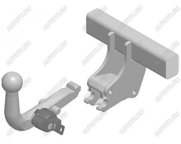 21 849 р.  Фаркоп (быстросъемное крепление шара) Galia  Seat Toledo  седан (2011-2018), Skoda Rapid  NH3 (2012-2020) (оцинкованный, шар А40H (AK4, W6, BMA))  с доставкой в г. Владивосток